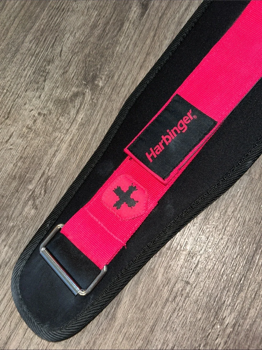 Harbinger Women’s Pink Padded Weightlifting Belt Size Small Gym Strength Belt